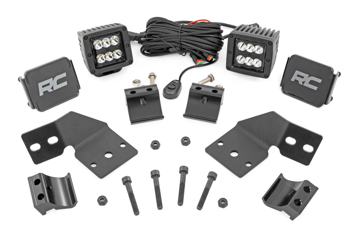 Polaris XPEDITION ADV 5 Premium LED Light Kit - Front - Rough Country - 2